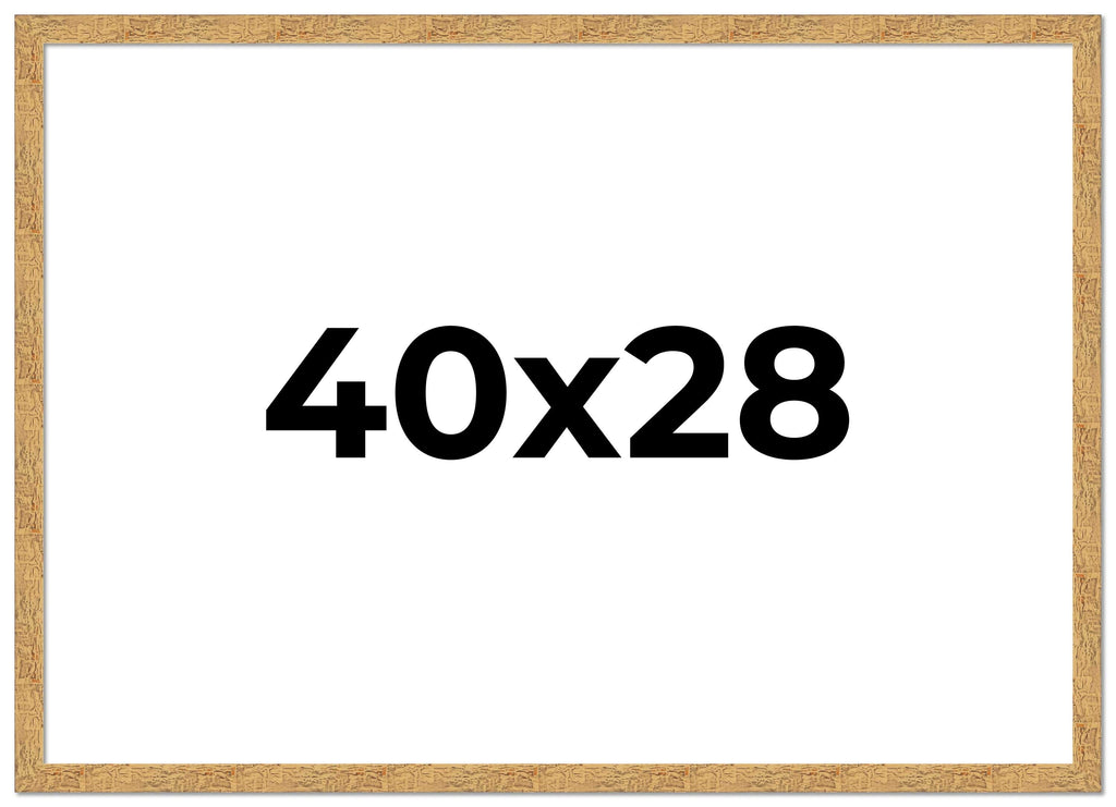 40x28 Bronze Brown Real Wood Picture Frame Width 1.25 inches | Interior Frame Depth 0.75 inches |
