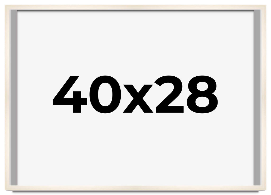 40x28 Bronze Brown Real Wood Picture Frame Width 1.25 inches | Interior Frame Depth 0.75 inches |