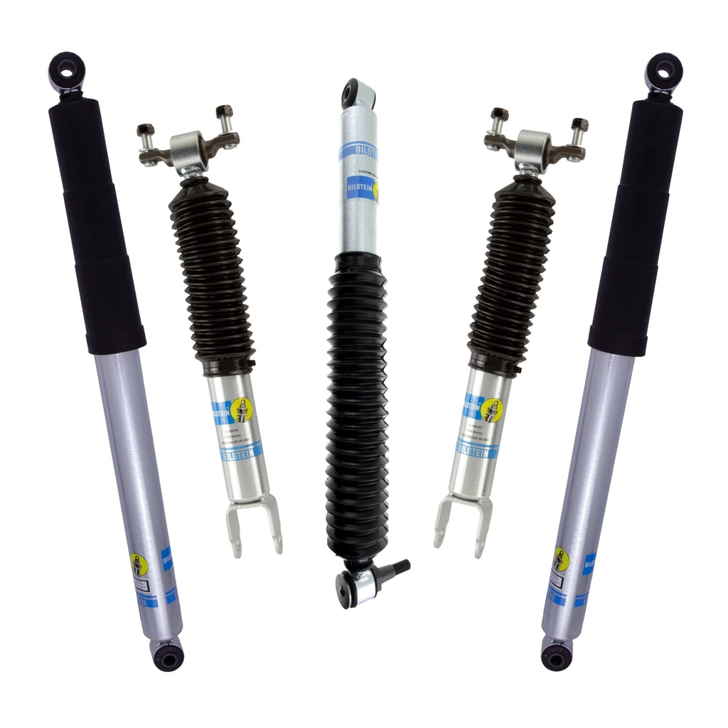 Bilstein Set of Front and Rear B8 5100 Series Shocks Compatible with 2011-2025 Silverado / Sierra 2500 / 3500 HD with 1.5 Front & 0-1 Rear Lift