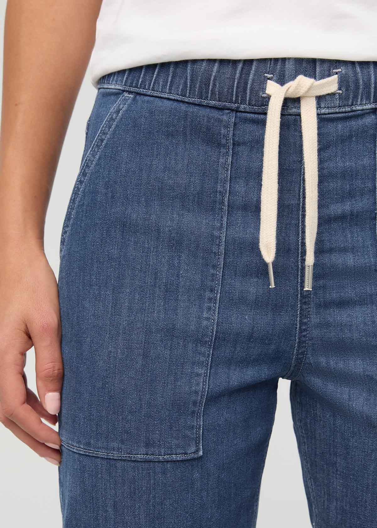 Performance Denim Lite Harbour Pant - Seaside Blue
